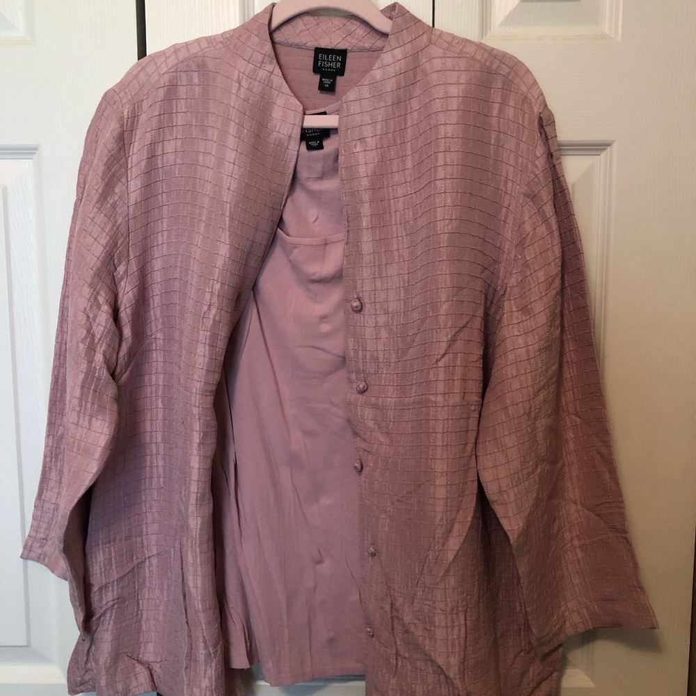 Beautiful Eileen Fisher jacket and shell